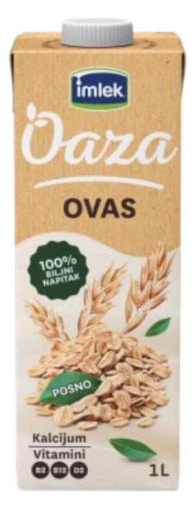 Napitak od ovsa Oaza Imlek 1l TB-slika