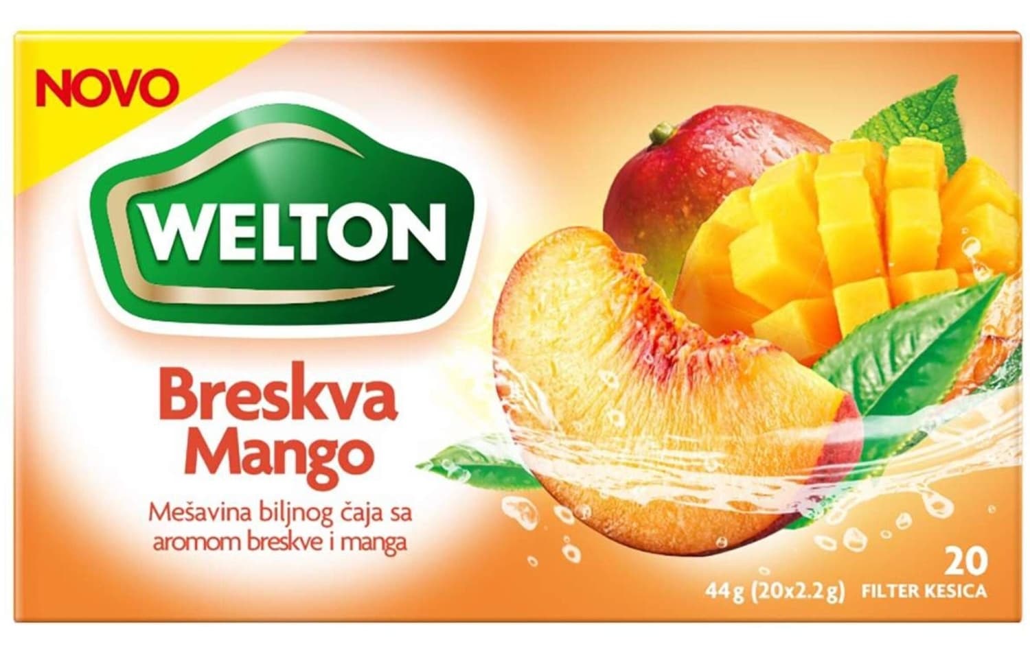 Caj mango breskva Welton 44g-slika