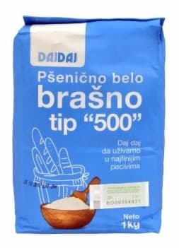 BRAŠNO PŠENIČNO TIP-500 DAJ DAJ 1KG-slika
