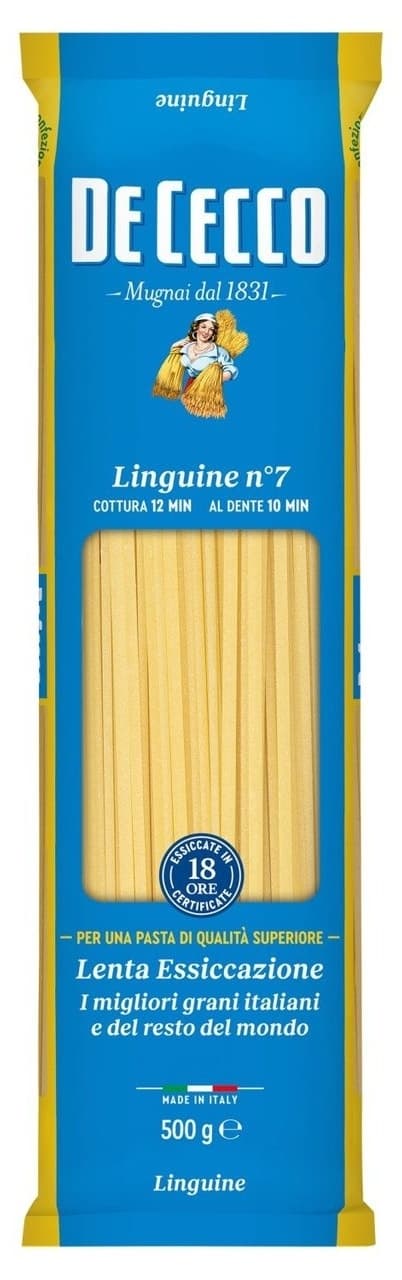 PASTA LINGUINE 500G DE CECCO-slika