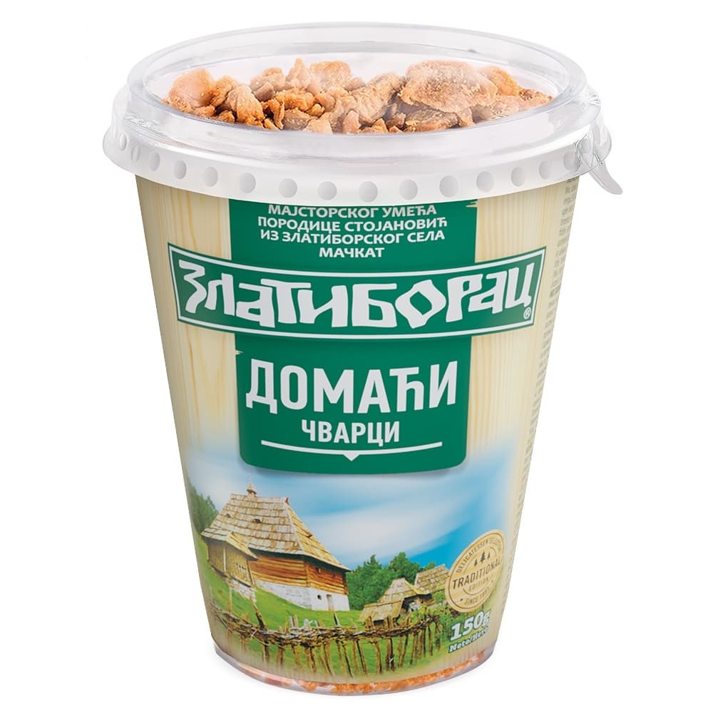 ČVARCI DOMAĆI ČAŠA 150G ZLATIBORAC-slika
