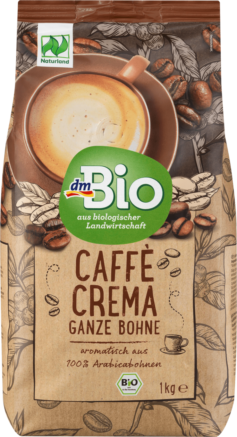 Kafa DM BIO kremasta celo zrno 1kg-slika