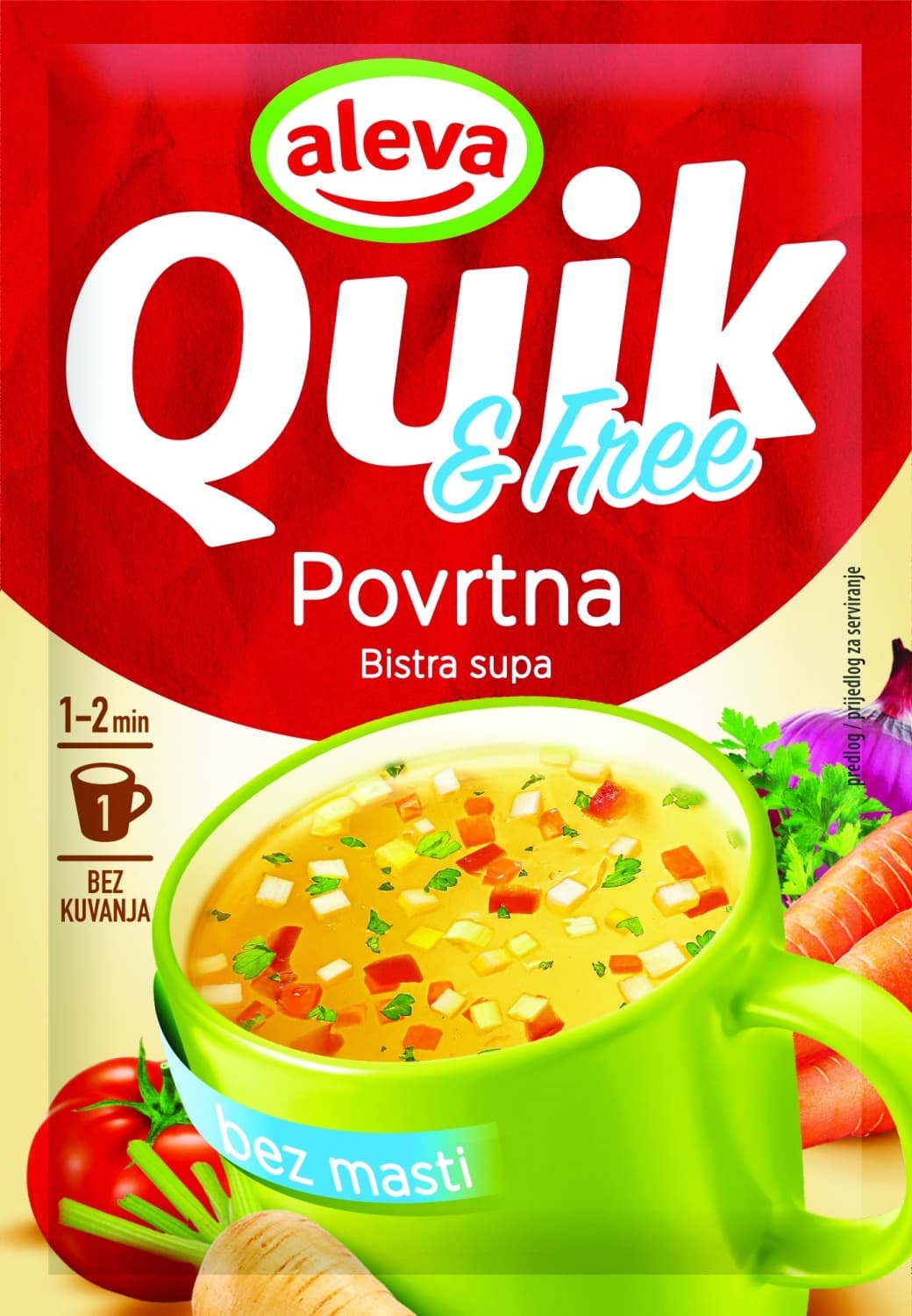 Instant supa QUIK Aleva od povrća 10g -slika