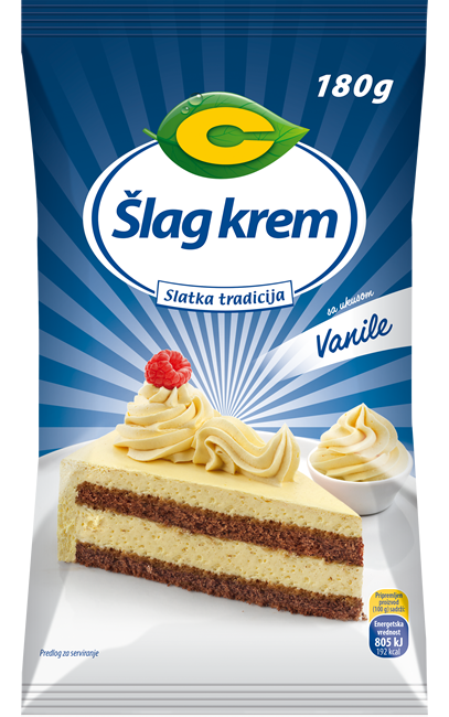 Šlag krem vanila C 180g-slika