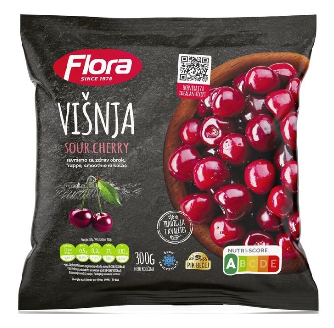 Smrznuta visnja Flora 300g-slika