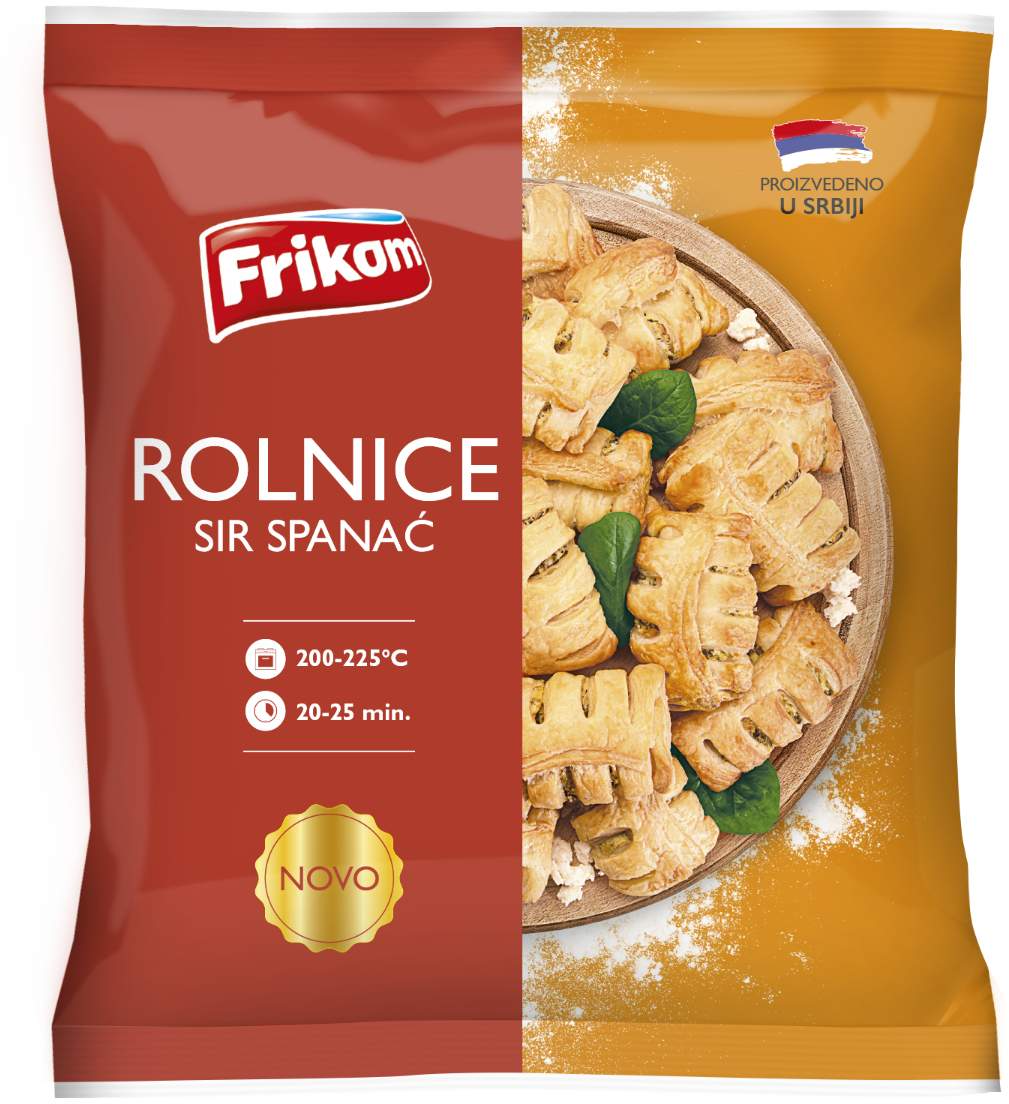 Smrznute rolnice sir spanac 800g-slika