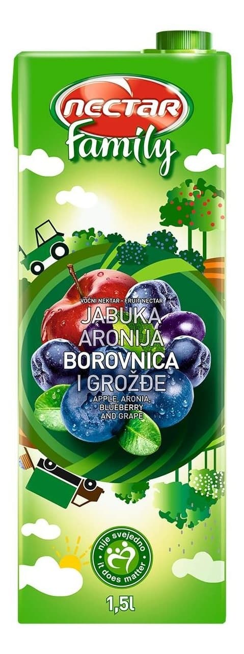 Sok borovnica Nectar Family 1.5l-slika