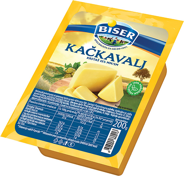 Kackavalj Krstas 45% 200g-slika