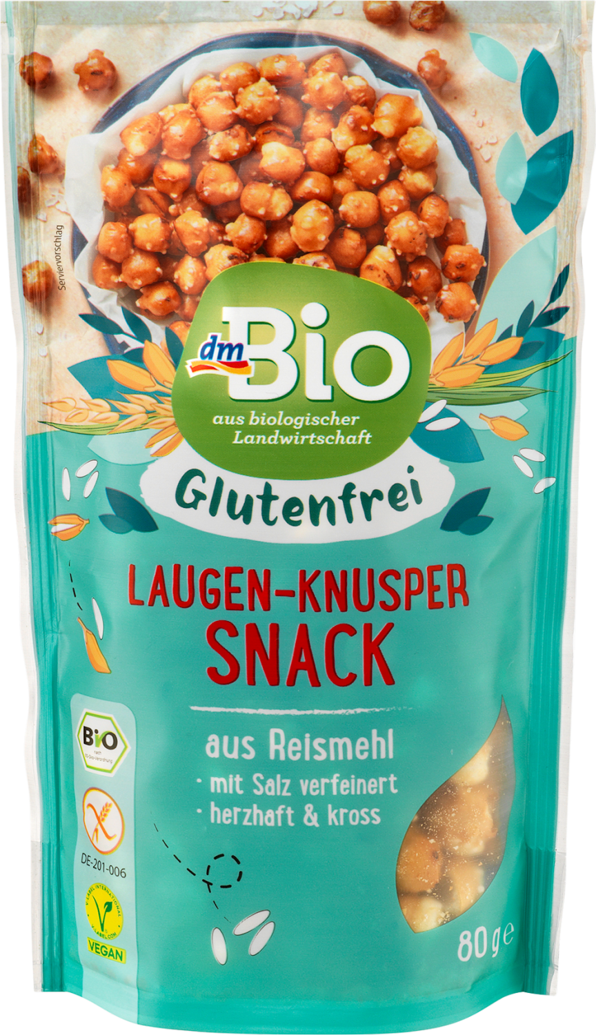 DM BIO hrskave slane grickalice bez glutena 80g-slika