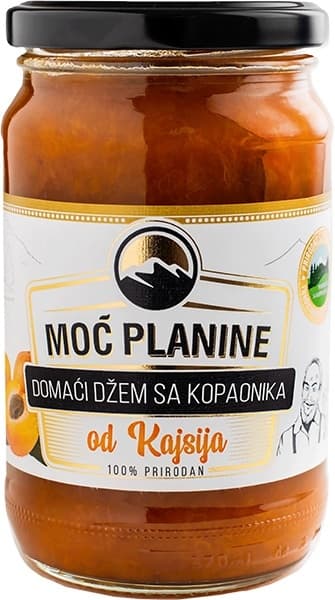Dzem domaci kajsija Moc planine 420g-slika