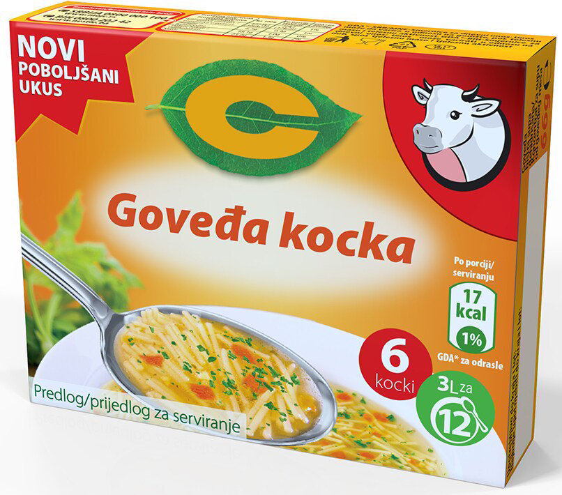 KOCKA BUJON GOVEĐA 60G CENTROPROIZVOD-slika