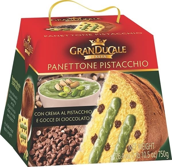 PANETTONE MASNI BISKVIT SA FILOM OD PISTAĆA 750GR GRANDUCALE-slika