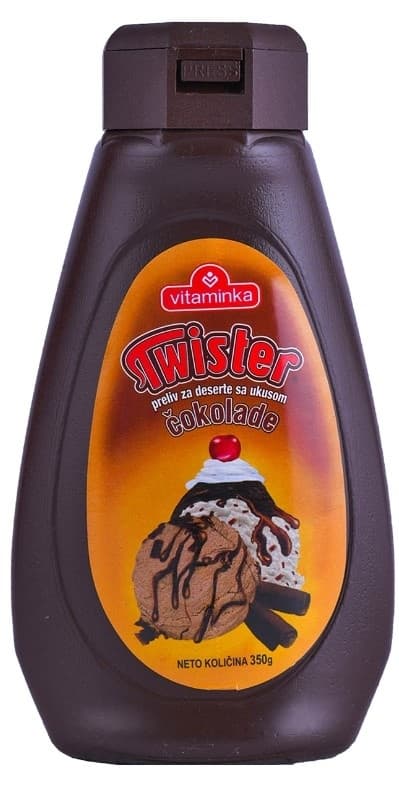 ČOKOLADNI PRELIV TWISTER 350G VITAMINKA-slika