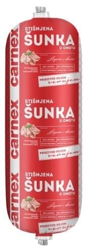 Šunka CARNEX stišnjena u crevu 1kg-slika