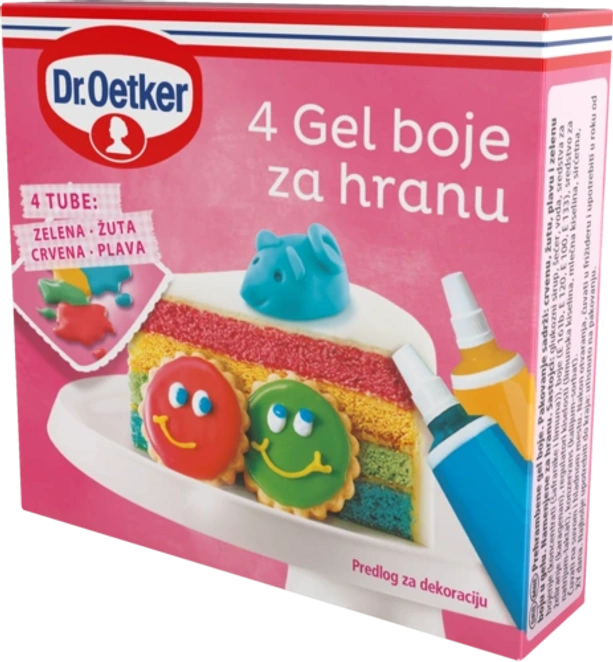 DR. OETKER 4 gel boje za hranu 40g-slika