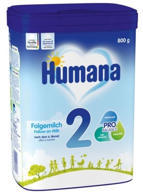 Zamensko mleko HUMANA MP 2 800g-slika