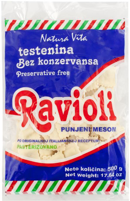 Ravioli sa mesom NATURA VITA 500g-slika