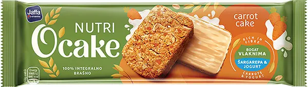 Integralni keks carrot cake O'cake 133g-slika