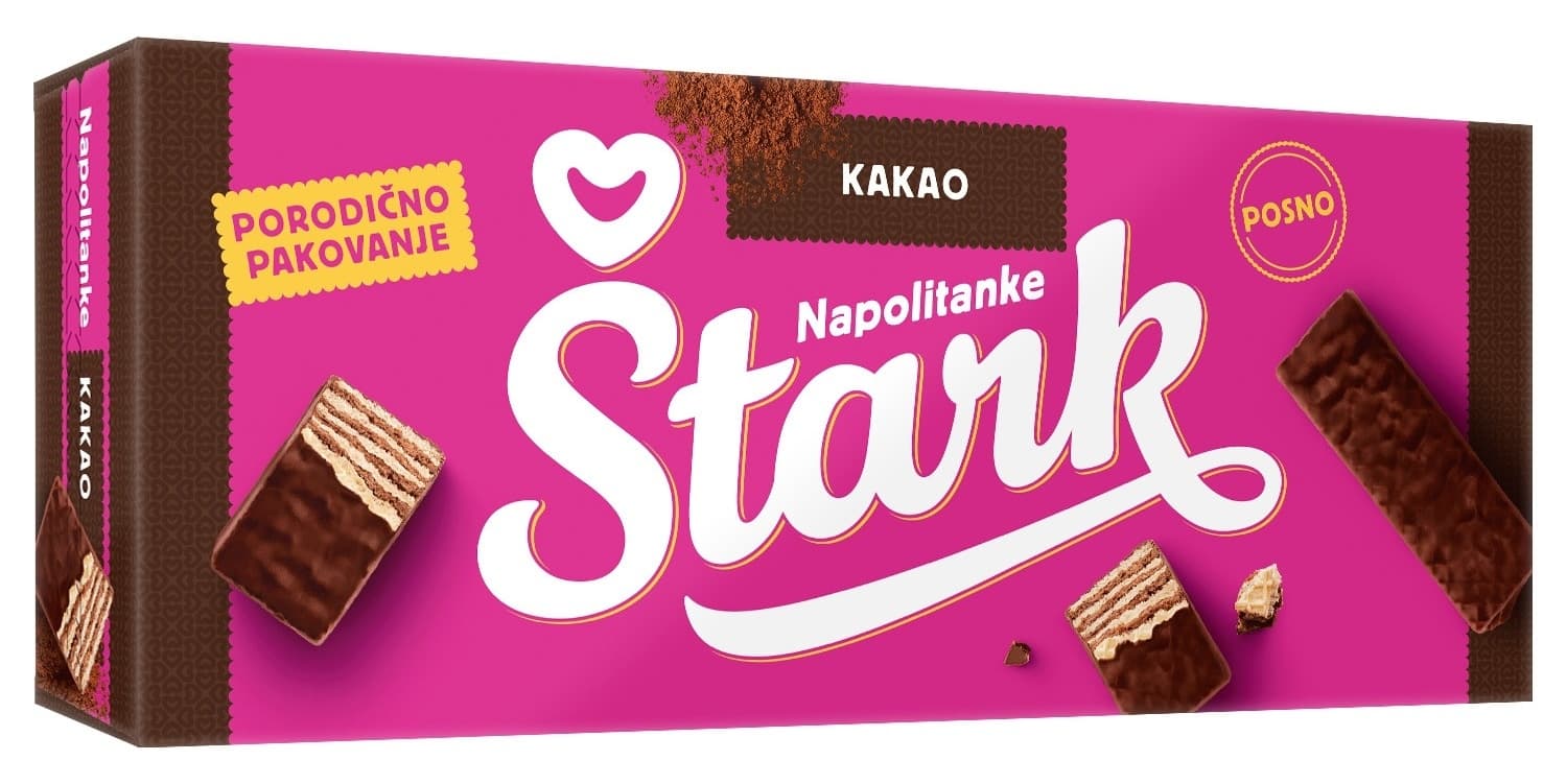 Napolitanka Stark/kakao krem.i prel.360g-slika