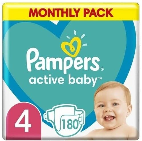 Pelene ML MSB S4 Pampers (180)-slika