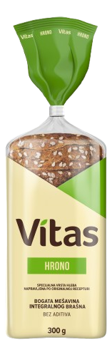 HLEB VITAS HRONO 300G-slika