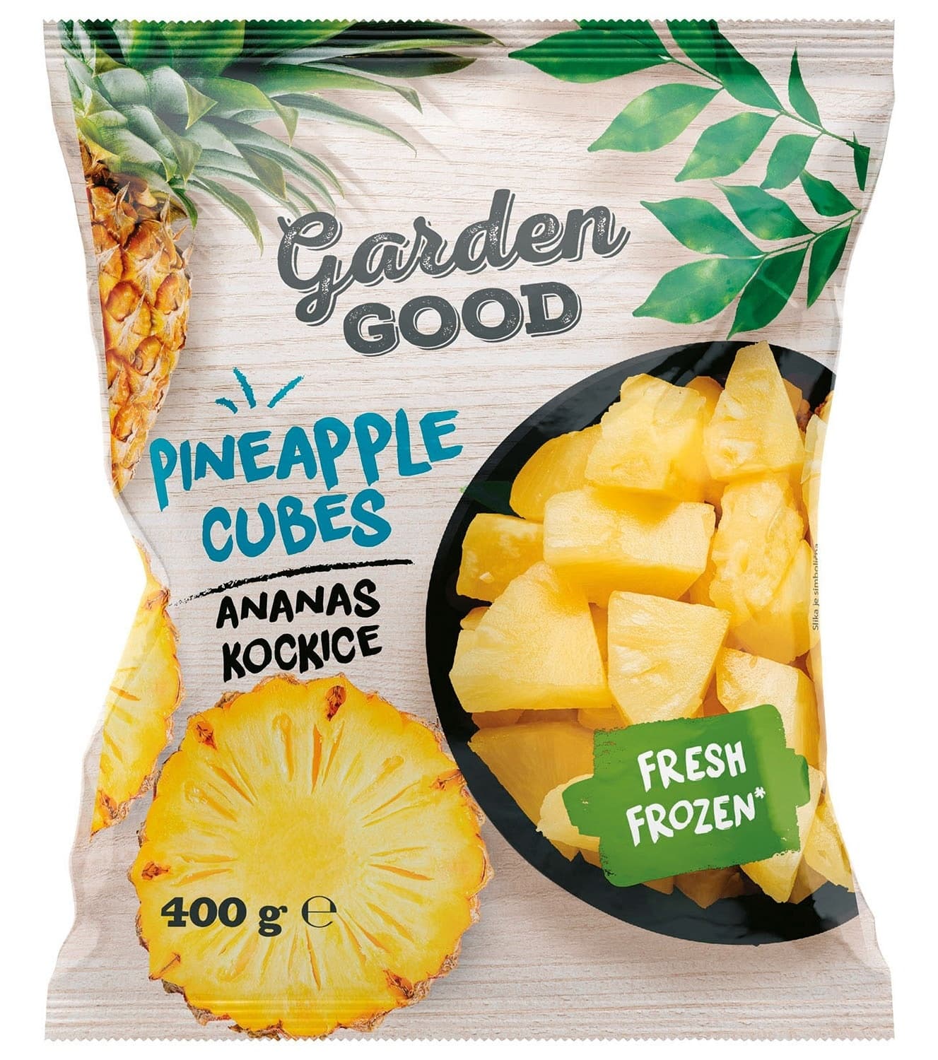 ANANAS KOCKICE SMRZ 400G GARDEN GOO-slika