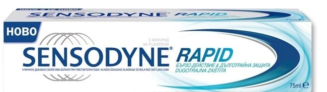 Pasta SENSODYNE Rapid 75ml-slika