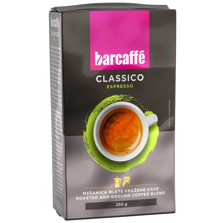 BARCAFFE ESPRESSO CLASSICO 250GR VAK-slika