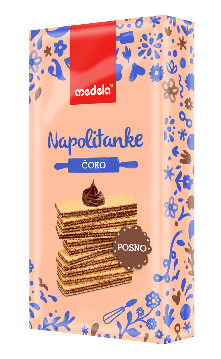 Napolitanka Coko 400g, Medela-slika