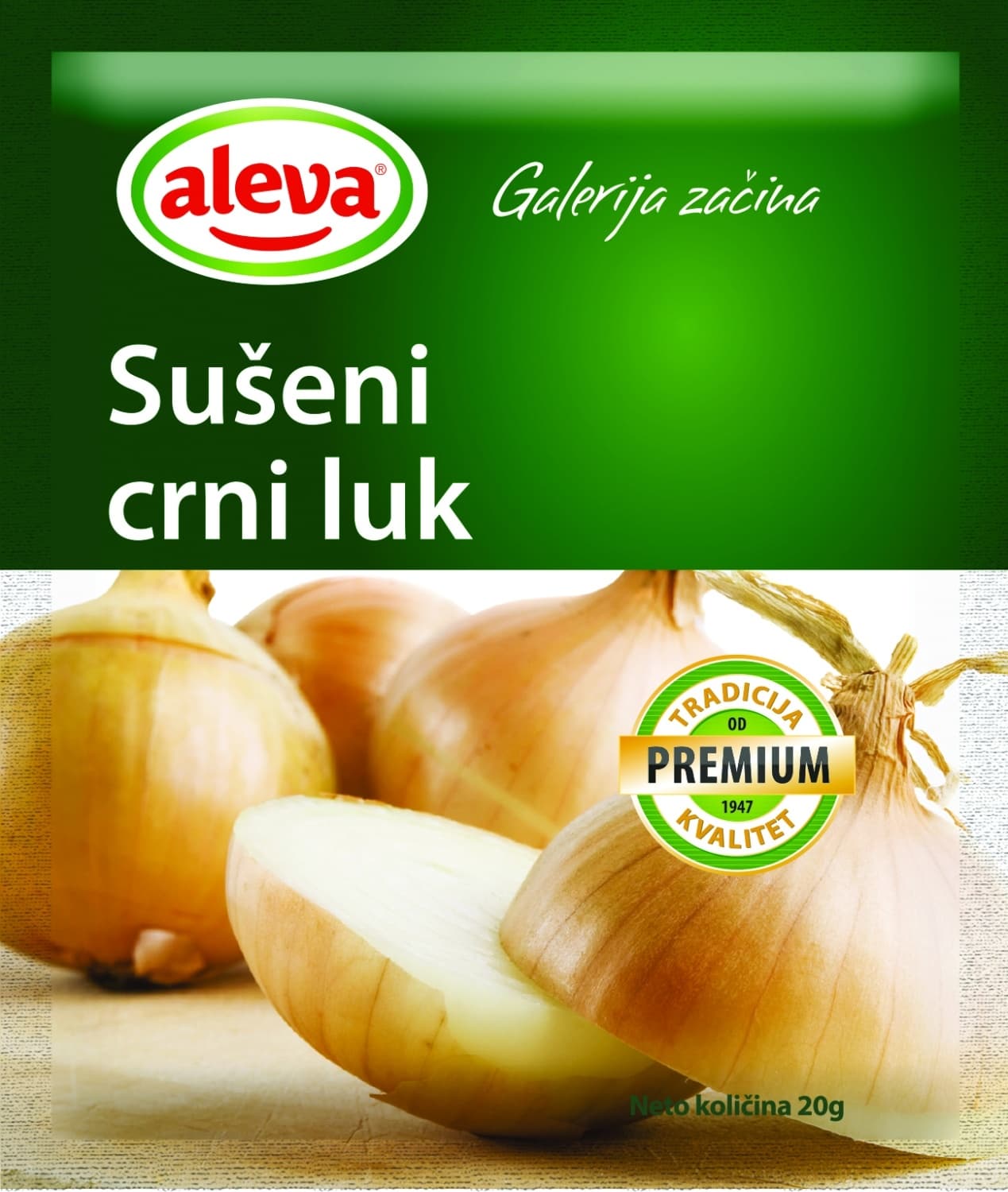 Suseni crni luk Aleva 20g-slika