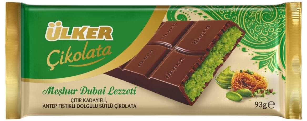 Mlecna cokolada Dubai 93g-slika