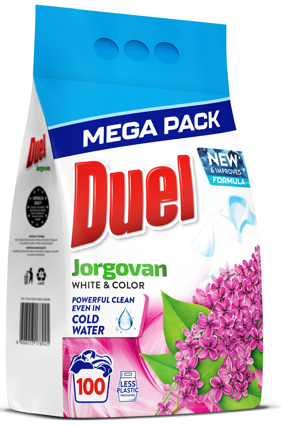 Praskasti detergent Duel Jorgovan 9kg-slika