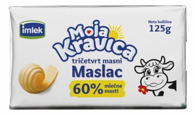 Maslac Moja Kravica 60% 125g-slika
