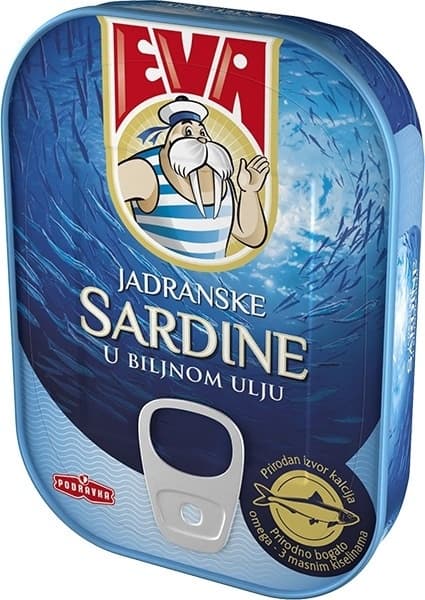 Sardina u biljnom ulju Eva 100g-slika
