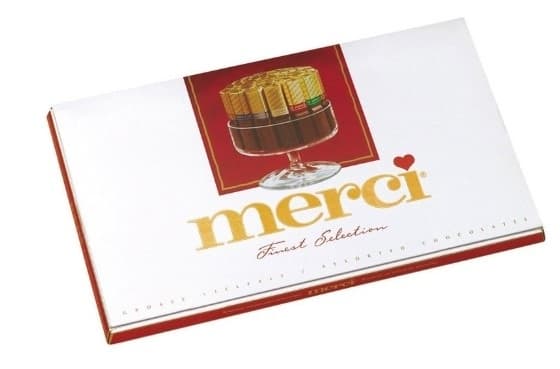 Bombonjera Merci 400g-slika