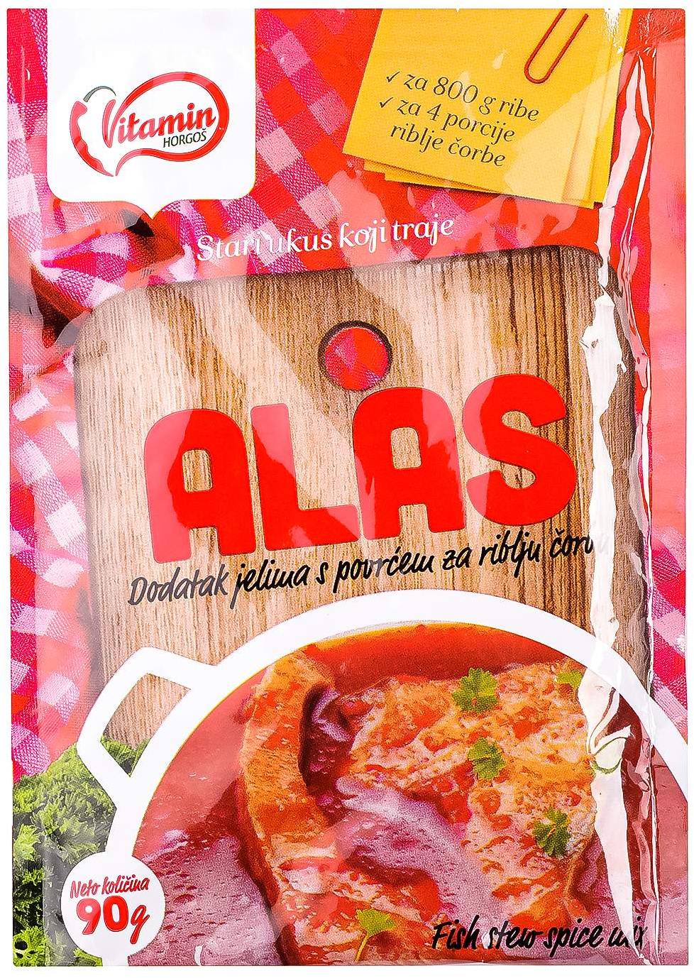 ZAČIN ALAS ZA RIBLJU ČORBU 90G VITAMIN-slika