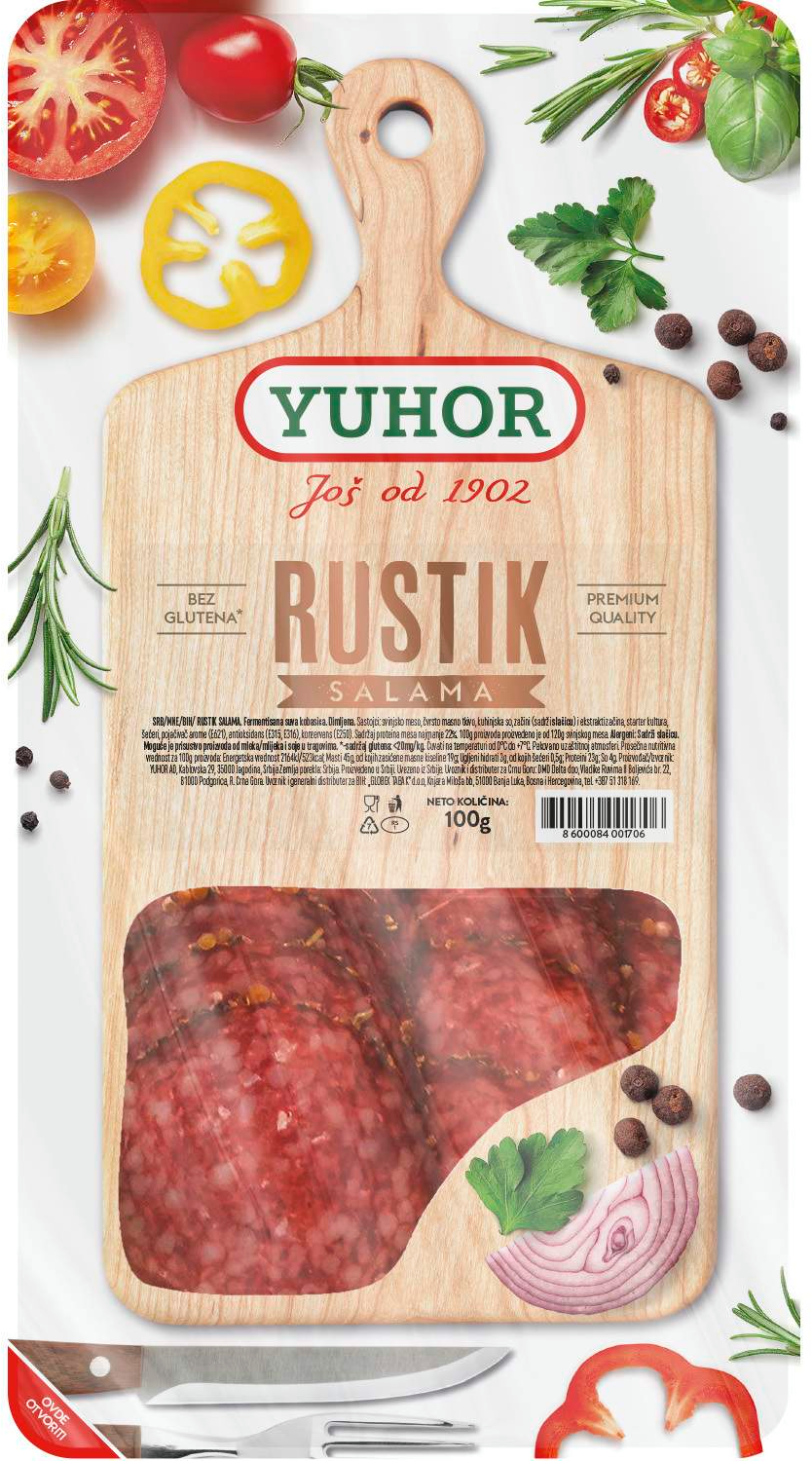 Rustik salama slajs Yuhor 100g-slika