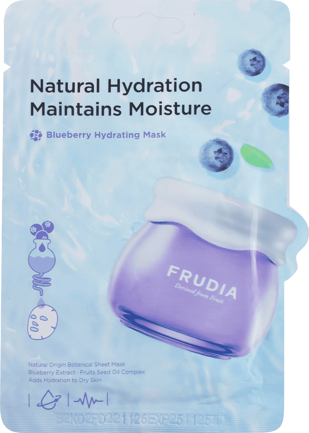 FRUDIA Blueberry hydrating maska za lice 20ml-slika