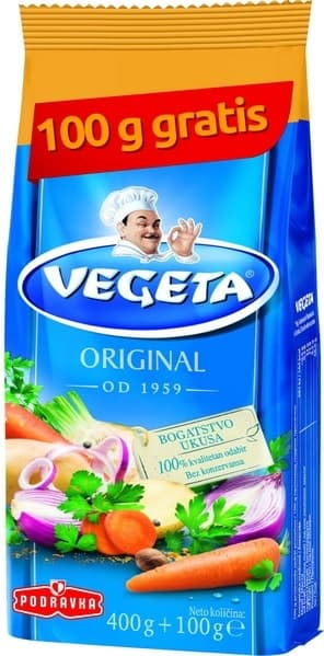 ZAČIN VEGETA KESICA 400G+100G GRATIS PODRAVKA-slika