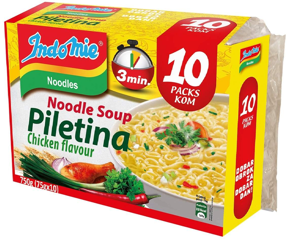 Indomie nudle Promo Pack ukus Piletine 700g 10kom Indomie-slika