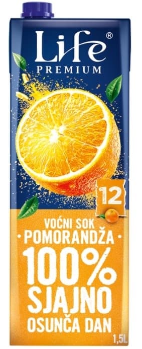 Voćni sok NECTAR Life pomorandža 100% 1,5l-slika