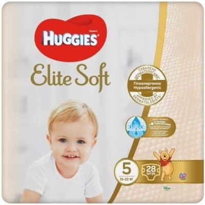 Pelene Huggies ESoft (5) Jumbo 28 kom.-slika