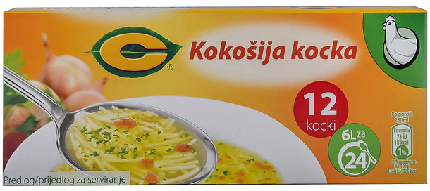 KOCKA BUJON KOKOŠJA 132G CENTROPROIZVOD-slika