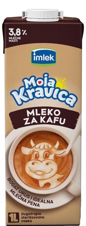 MLEKO STER.1/1 MOJA KRAVICA SA 3.8%MM ZA KAFU IMLEK-slika
