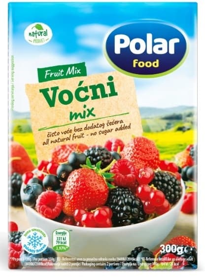 VOĆNI MIX SMRZ 300G POLAR FOOD-slika