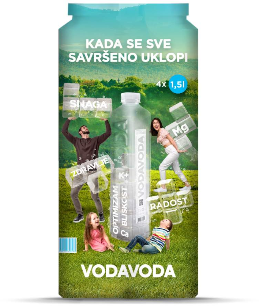 Vodavoda 4x1,5L TM PET-slika