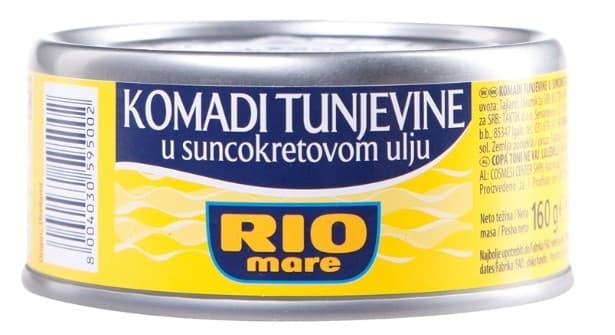Tunj u suncokretovom ulju Rio Mare 160g-slika