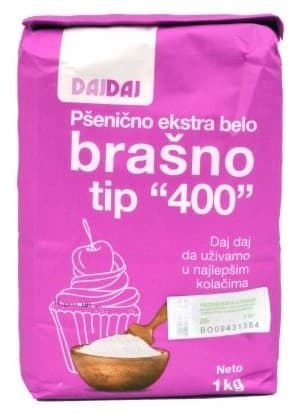 BRAŠNO PŠENIČNO TIP-400 MEKO DAJ DAJ 1KG-slika