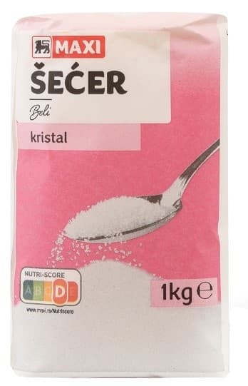 Secer kristal Maxi 1kg-slika