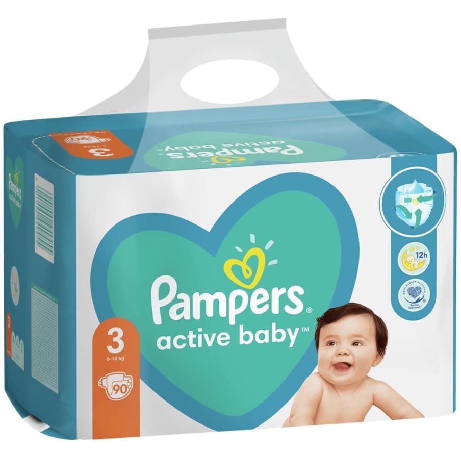 PAMPERS pelene GP 3 90kom-slika